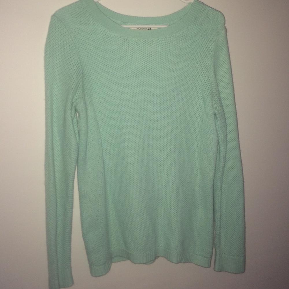 COPY - forever 21 teal sweater